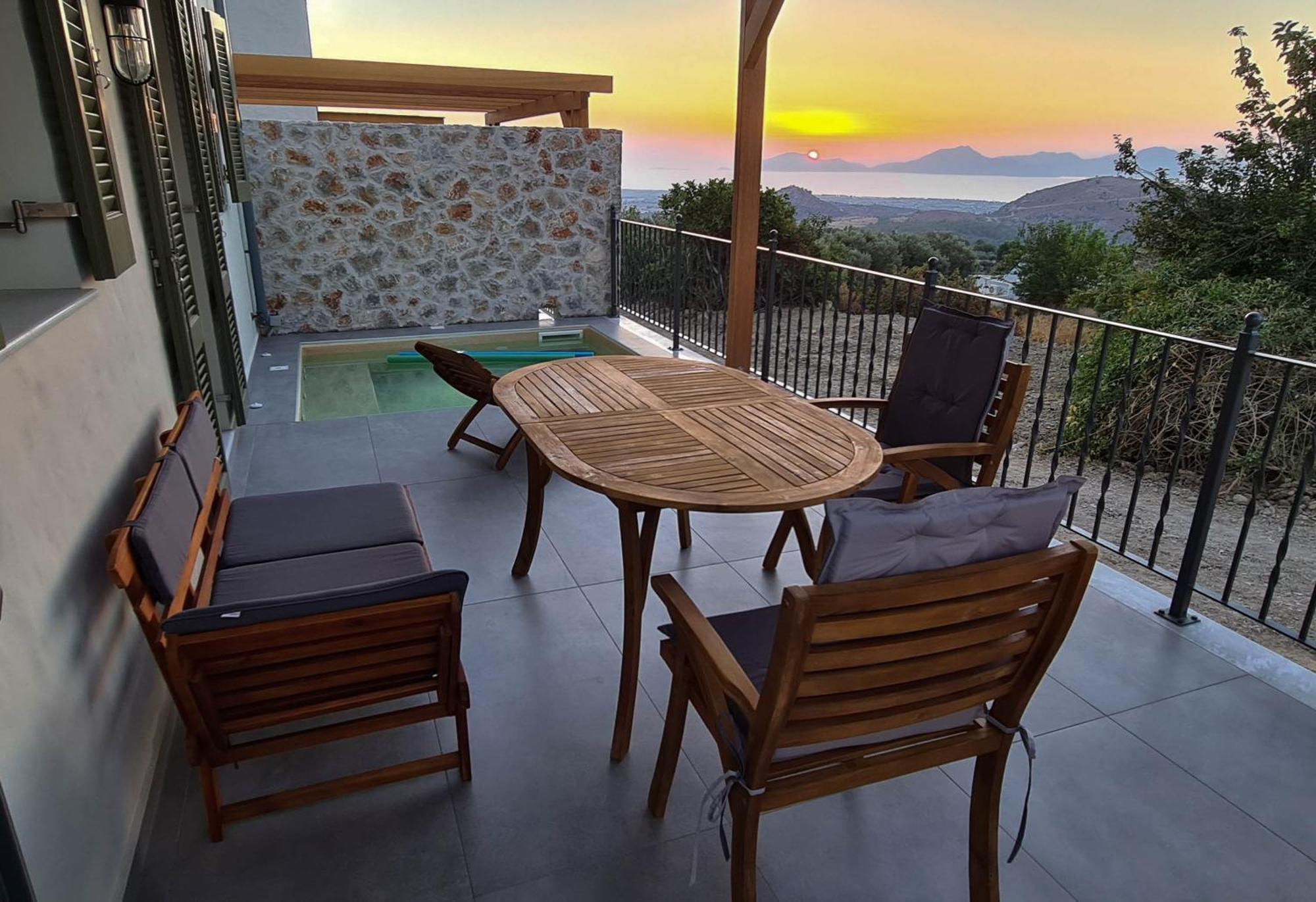 Villa Rosa - Luxury Villas With Panoramic Views Lagoudi Zia Exteriör bild