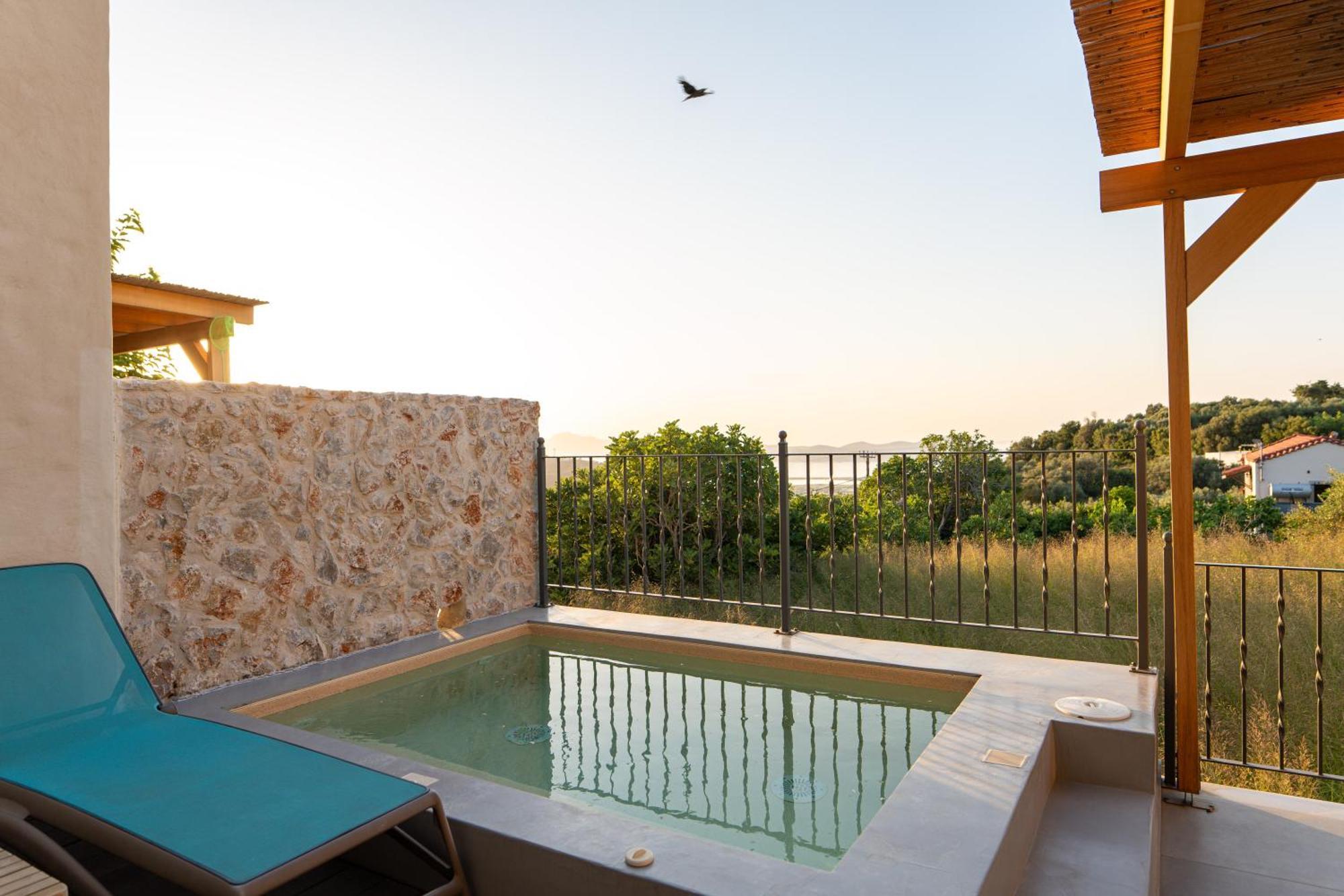 Villa Rosa - Luxury Villas With Panoramic Views Lagoudi Zia Exteriör bild