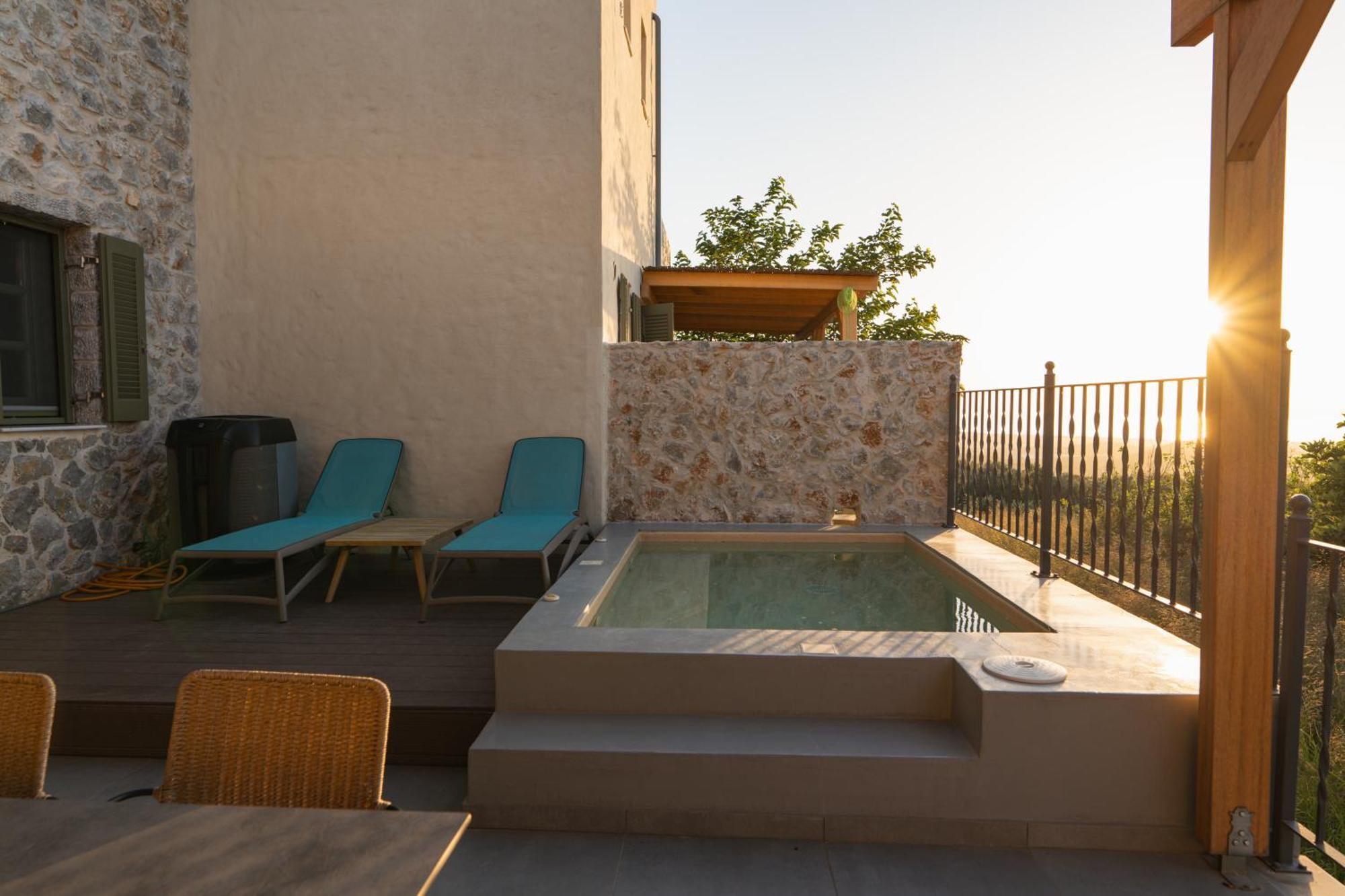 Villa Rosa - Luxury Villas With Panoramic Views Lagoudi Zia Exteriör bild