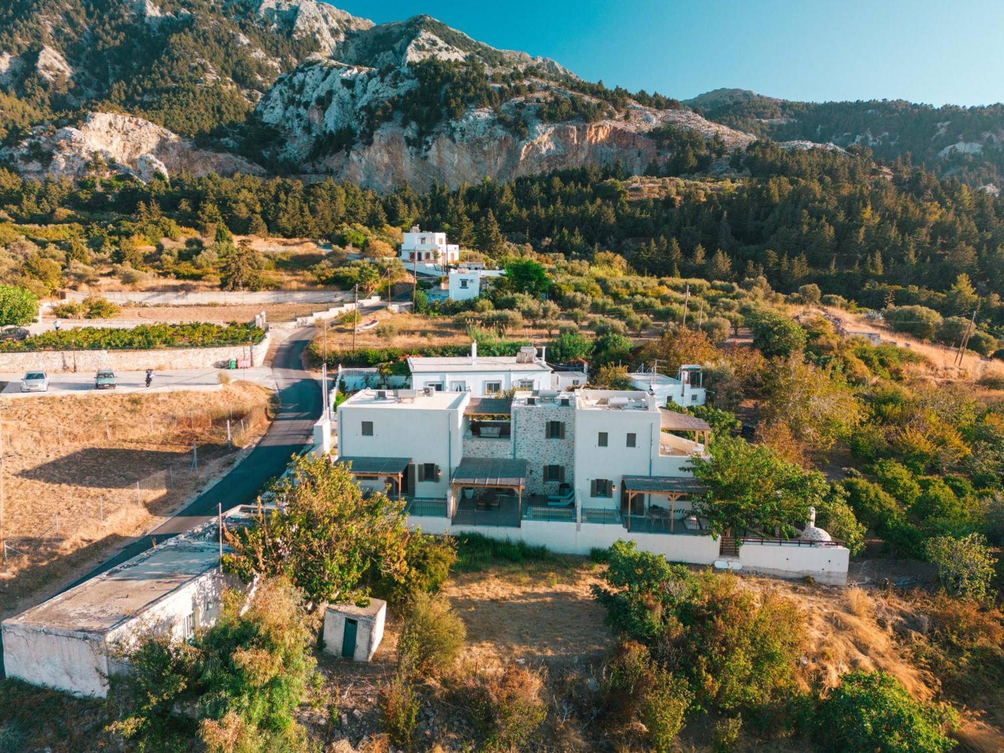Villa Rosa - Luxury Villas With Panoramic Views Lagoudi Zia Exteriör bild