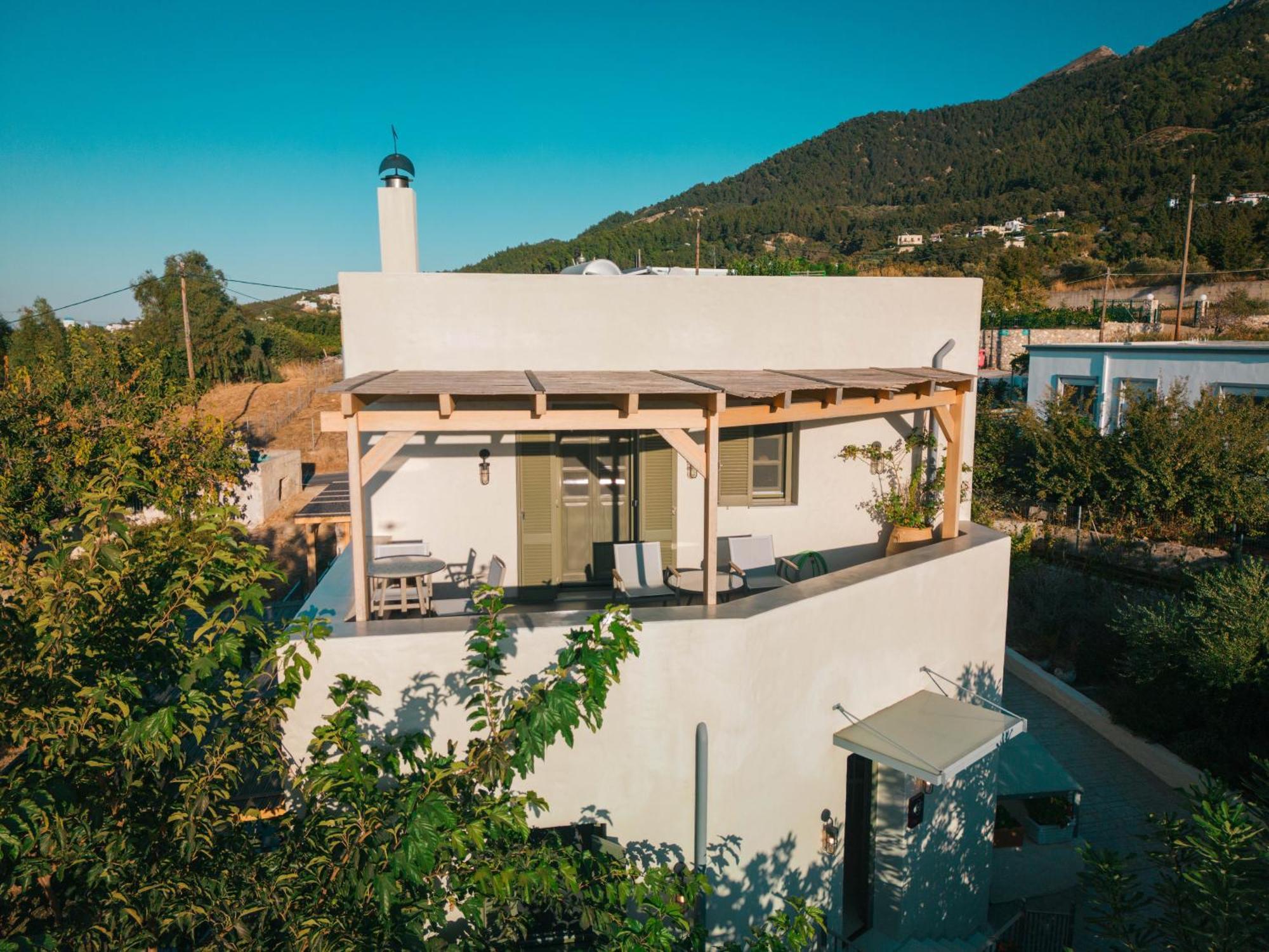 Villa Rosa - Luxury Villas With Panoramic Views Lagoudi Zia Exteriör bild