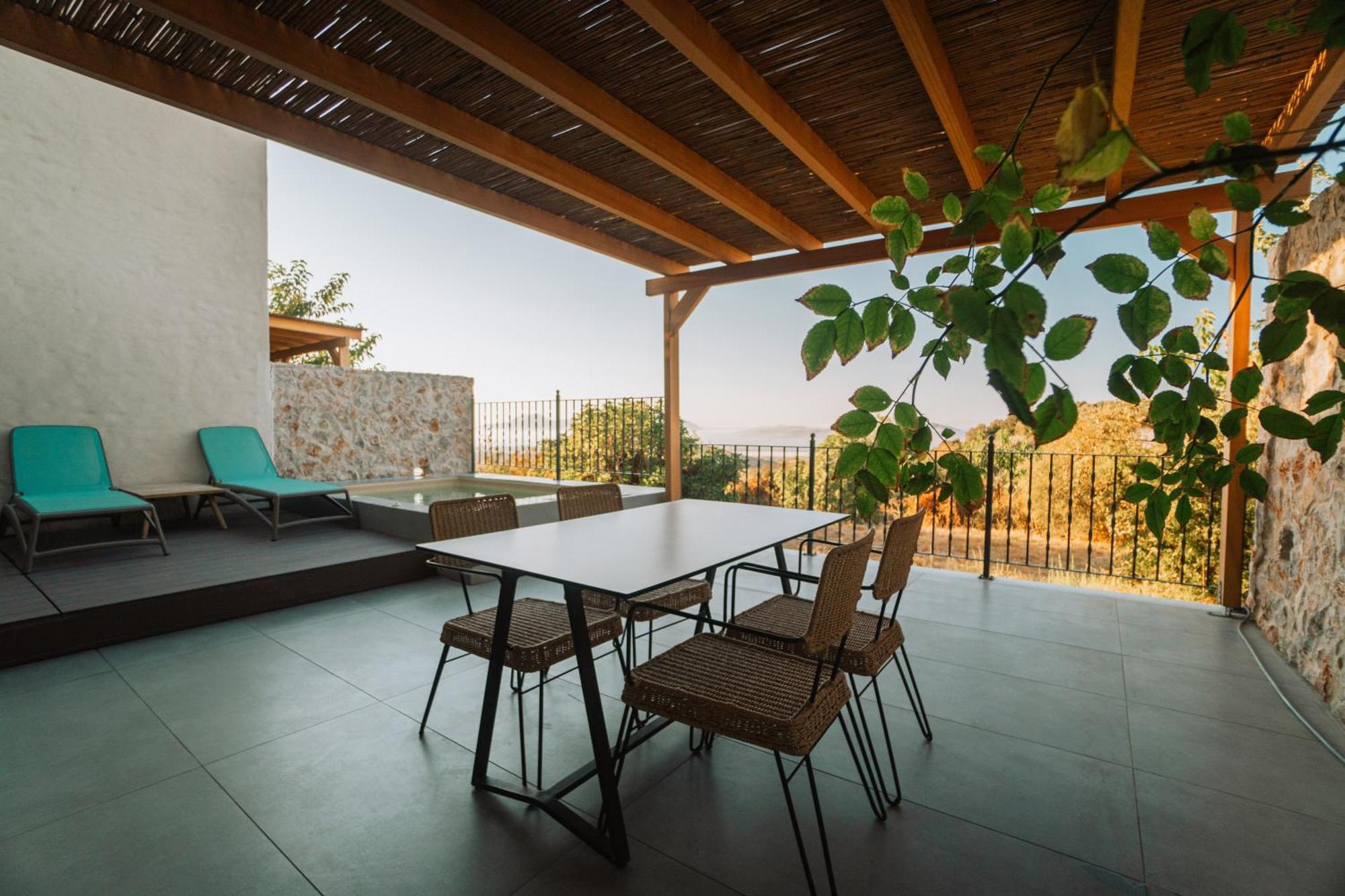 Villa Rosa - Luxury Villas With Panoramic Views Lagoudi Zia Exteriör bild