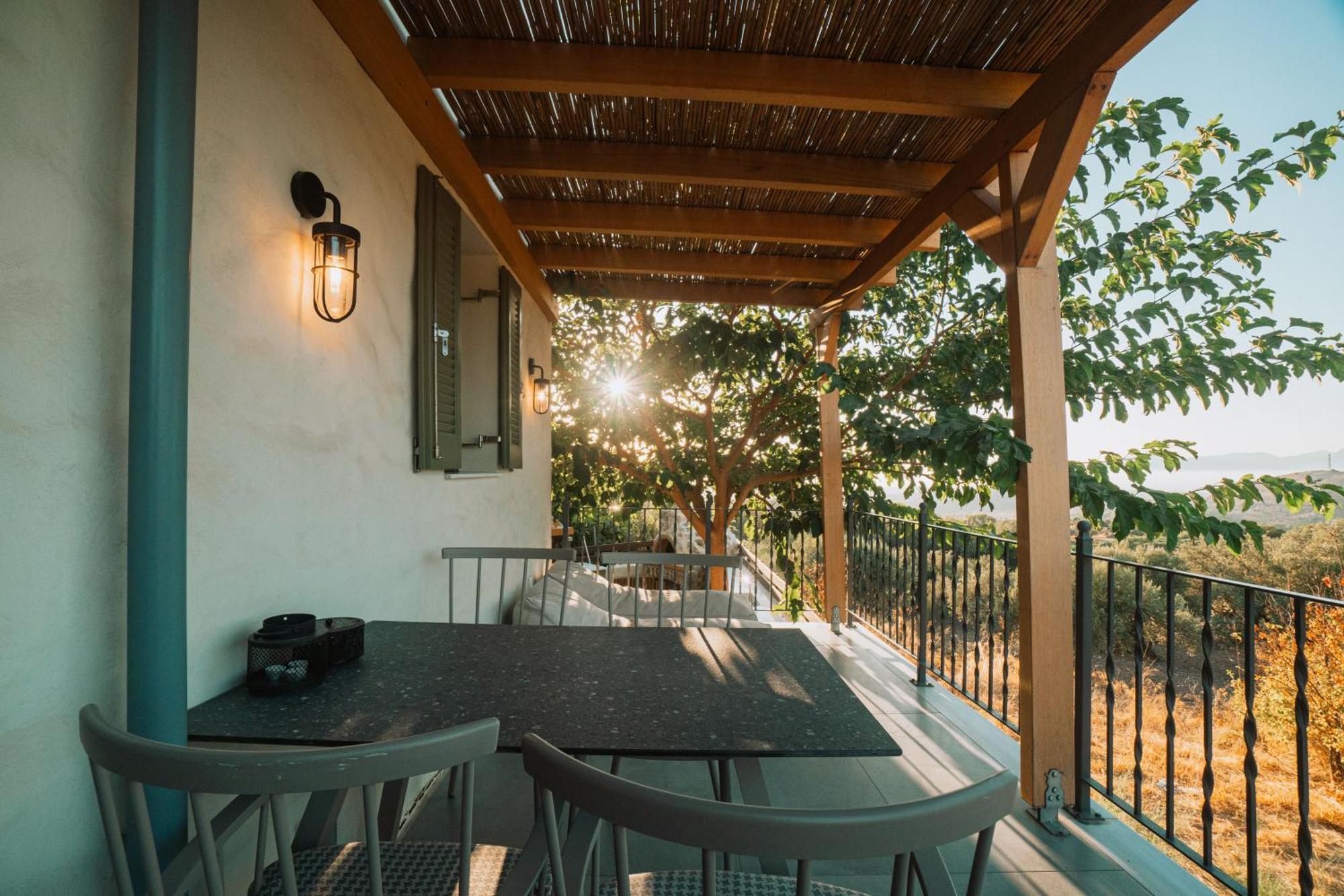 Villa Rosa - Luxury Villas With Panoramic Views Lagoudi Zia Exteriör bild