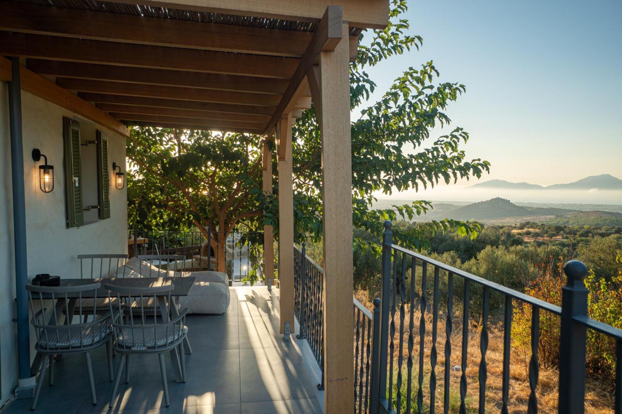 Villa Rosa - Luxury Villas With Panoramic Views Lagoudi Zia Exteriör bild
