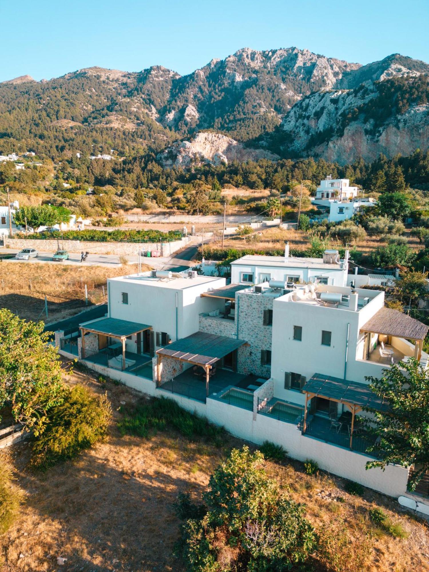 Villa Rosa - Luxury Villas With Panoramic Views Lagoudi Zia Exteriör bild