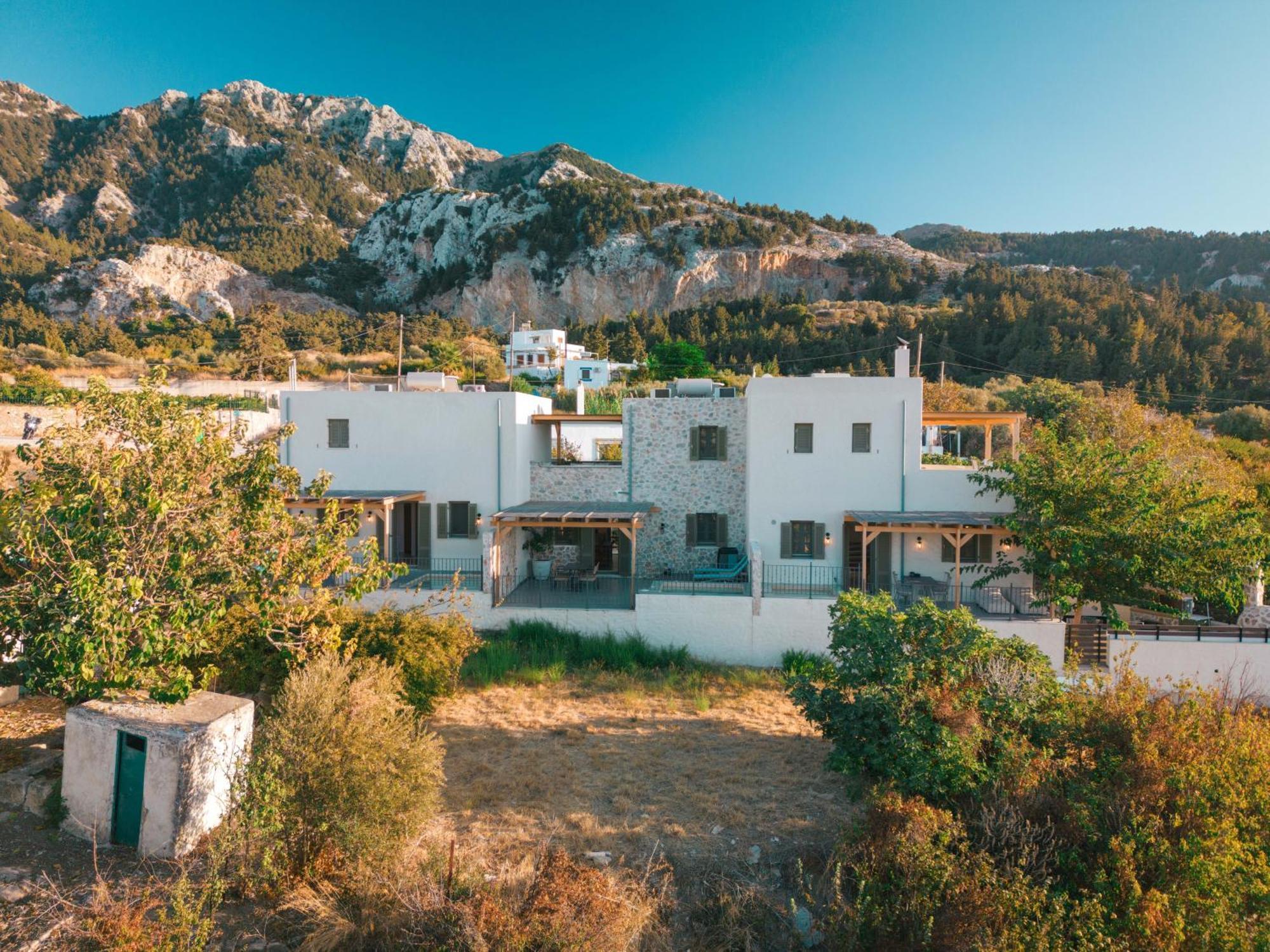 Villa Rosa - Luxury Villas With Panoramic Views Lagoudi Zia Exteriör bild